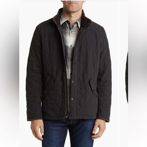BARBOUR Bowden Quilted Nylon Jacket in Black XXL